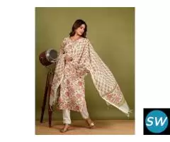 Swiss Cotton fabric women dress in Jaipur