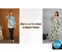 What Co-ord Means in Modern Fashion