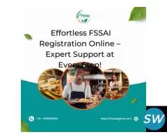 Effortless FSSAI Registration Online
