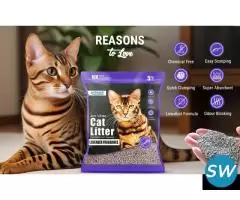 Cat Litter Sand for Easy Cleanup and Odor-Free