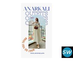 Buy Cotton Anarkali Suit Sets at JOVI India