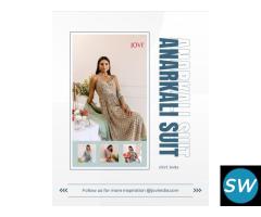 Buy Cotton Anarkali Suit Sets at JOVI India