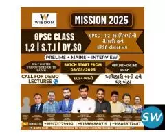 NEW GPSC Batch Wisdom Academy Gandhinagar