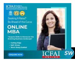 ICFAI Online MBA for Working Professionals