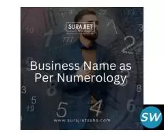 Business name as per numerology