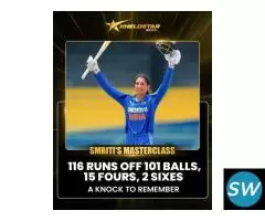 Mandhana’s Blazing 116 Lights Up the Final