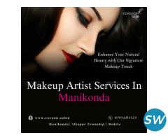 Makeup Artist Services In Manikonda|Cocoon Salon