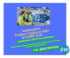 Jobs for B.Tech fresher Engineers in Delhi NCR.