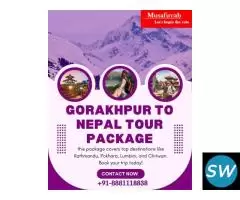 Nepal Tour Package from Gorakhpur