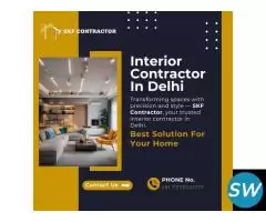 Trusted Interior Contractor in Delhi – Call Now! - 1