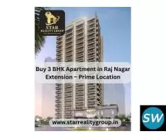 Buy 3 BHK Apartment in Raj Nagar Extension