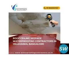 Roof Ceiling Seepage Waterproofing Contractors