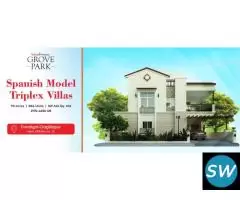 Grovepark | Triplex Villas for Sale in Dundigal