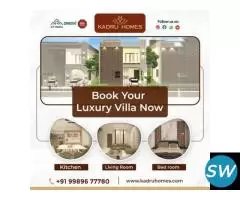 Your Dream Home Villas with Kadru Homes