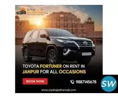Toyota Fortuner on Rent in Jaipur