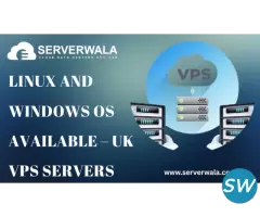 Linux and Windows OS Availb UK VPS Servers