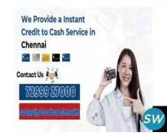 Instant Credit Card to Cash Service in Chennai - 1