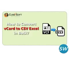 CubexSoft vCard to CSV Converter