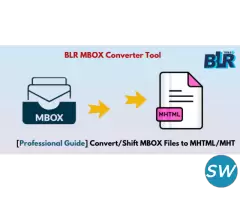 Convert MBOX to MHTML with BLR MBOX File Converter