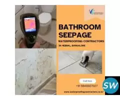 Bathroom Seepage Waterproofing in Hebbal