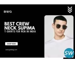 Best Crew Neck Supima T-Shirts for Men in India