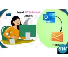 Import PST to Hotmail Easily with BLR Tools - 2