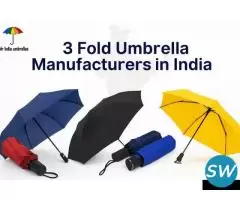 Most Famous 3 Fold Umbrella Manufacturers in India