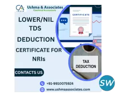 Lower/NIL TDS deduction certificate for NRIs