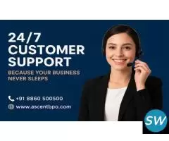 24/7 Customer Support Services – Ascent BPO