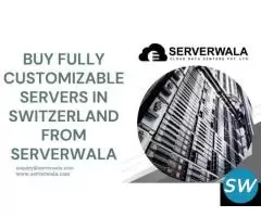 Buy fully customizable servers in Switzerland