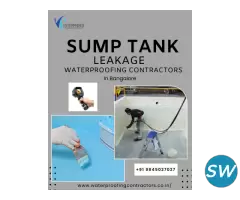 Sump Tank Leakage Waterproofing Contractors - 1