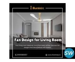 Fan Design for Living Room | illuminee