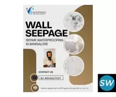 Wall Seepage Repair Waterproofing in Bangalore