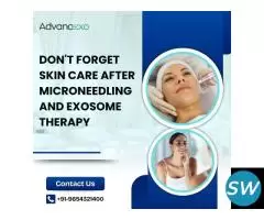 Skin Care After Microneedling and Exosome Therapy