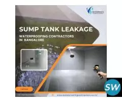 Sump Tank Leakage Waterproofing Contractors - 1