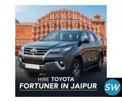Affordable Fortuner Car Hire in Jaipur