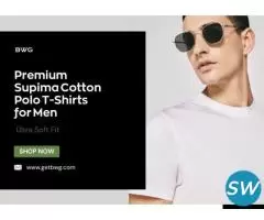 Premium Supima Cotton Polo T-Shirts for Men