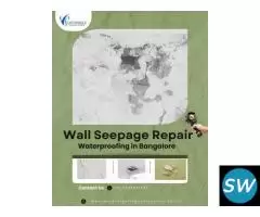 Wall Seepage Repair Waterproofing in Bangalore