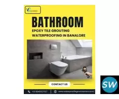 Bathroom Epoxy Tile Grouting Waterproofing