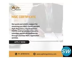 NSIC Certificate for Startup Benefits