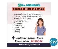 Symptoms of Piles in Female Treatment in Gurgaon
