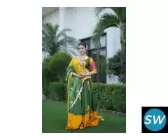 Premium Bandhani Lehenga Set with Dupatta.