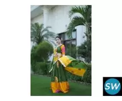 Premium Bandhani Lehenga Set with Dupatta.