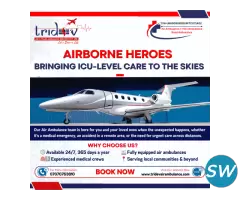 Choose the Tridev Air Ambulance Service in Patna - 1