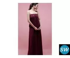 off the shoulder gown