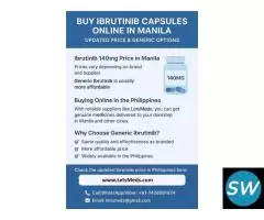 Ibrutinib Capsules Available in Philippines