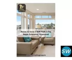 Ready to move 3 BHK Flats in Raj Nagar Extension