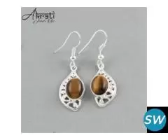 Tiger Yellow Eye Sterling Jewelry