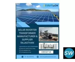 Solar Inverter Transformer Manufacturer Rajasthan