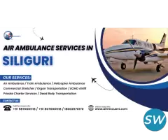 Air Ambulance Services in Siliguri Long-Distance